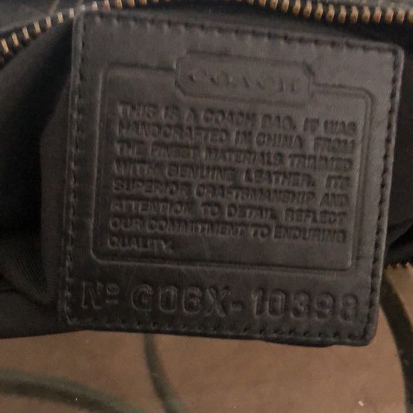 Coach G06X 10398 black Bleeker duffle bag - Picture 4 of 4